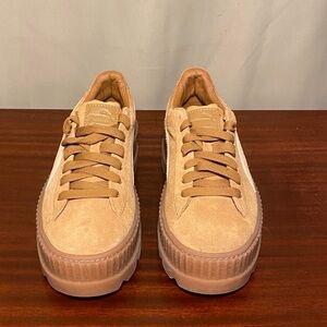 Fenty x Puma Cleated Creeper Suede Womens Golden BrownLifestyle Sneaker Size 8.5